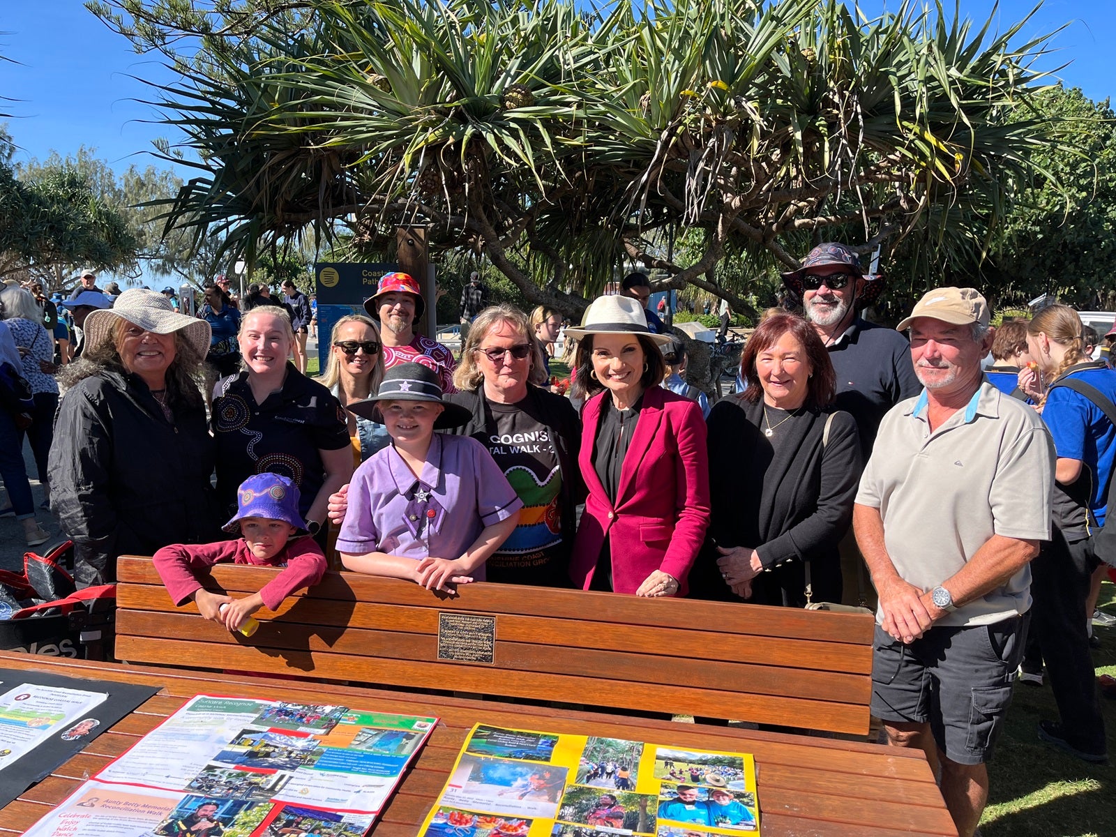 Participants in Aunty Betty Memorial Walk