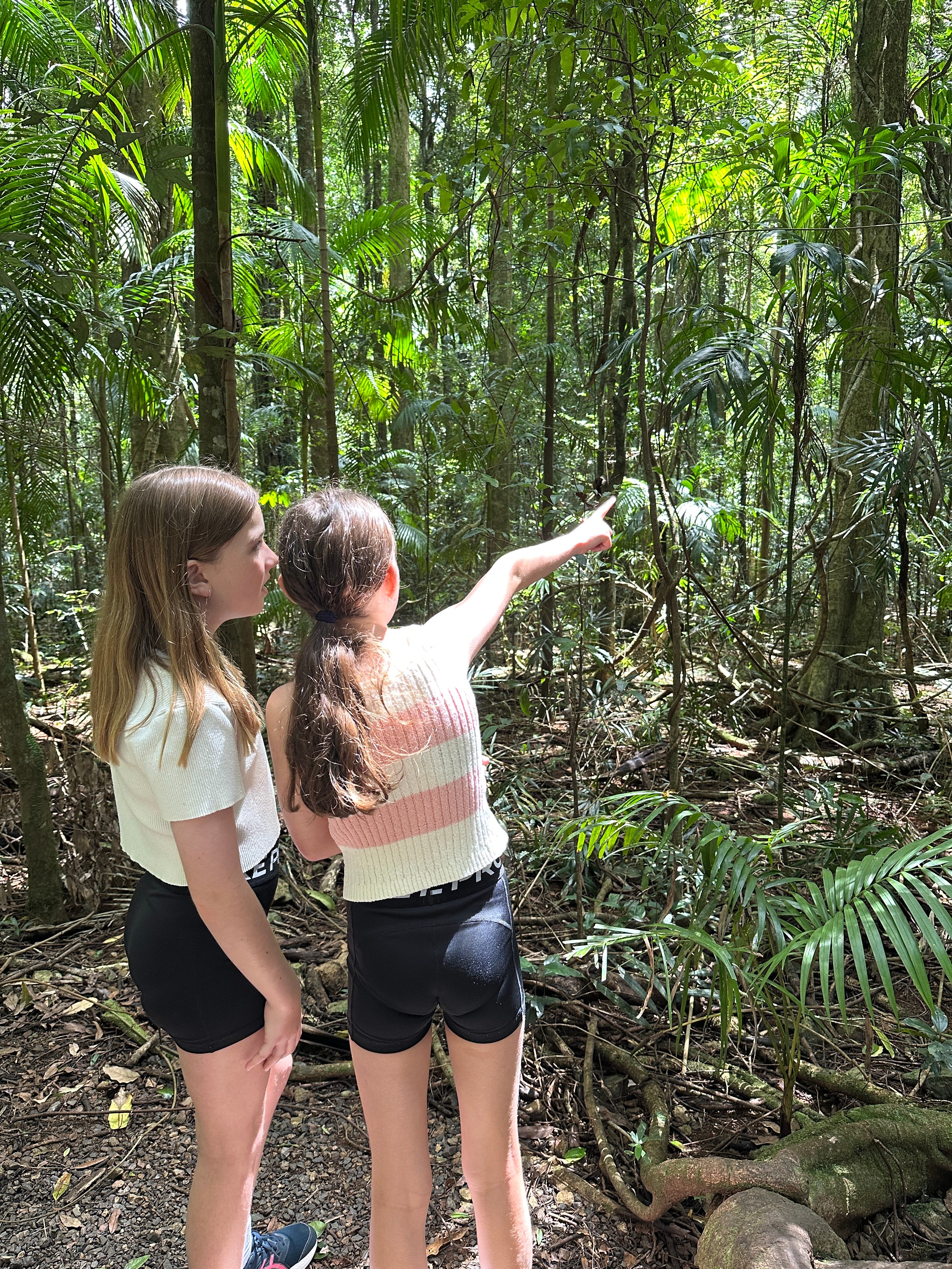 Children exploring enviroment reserve