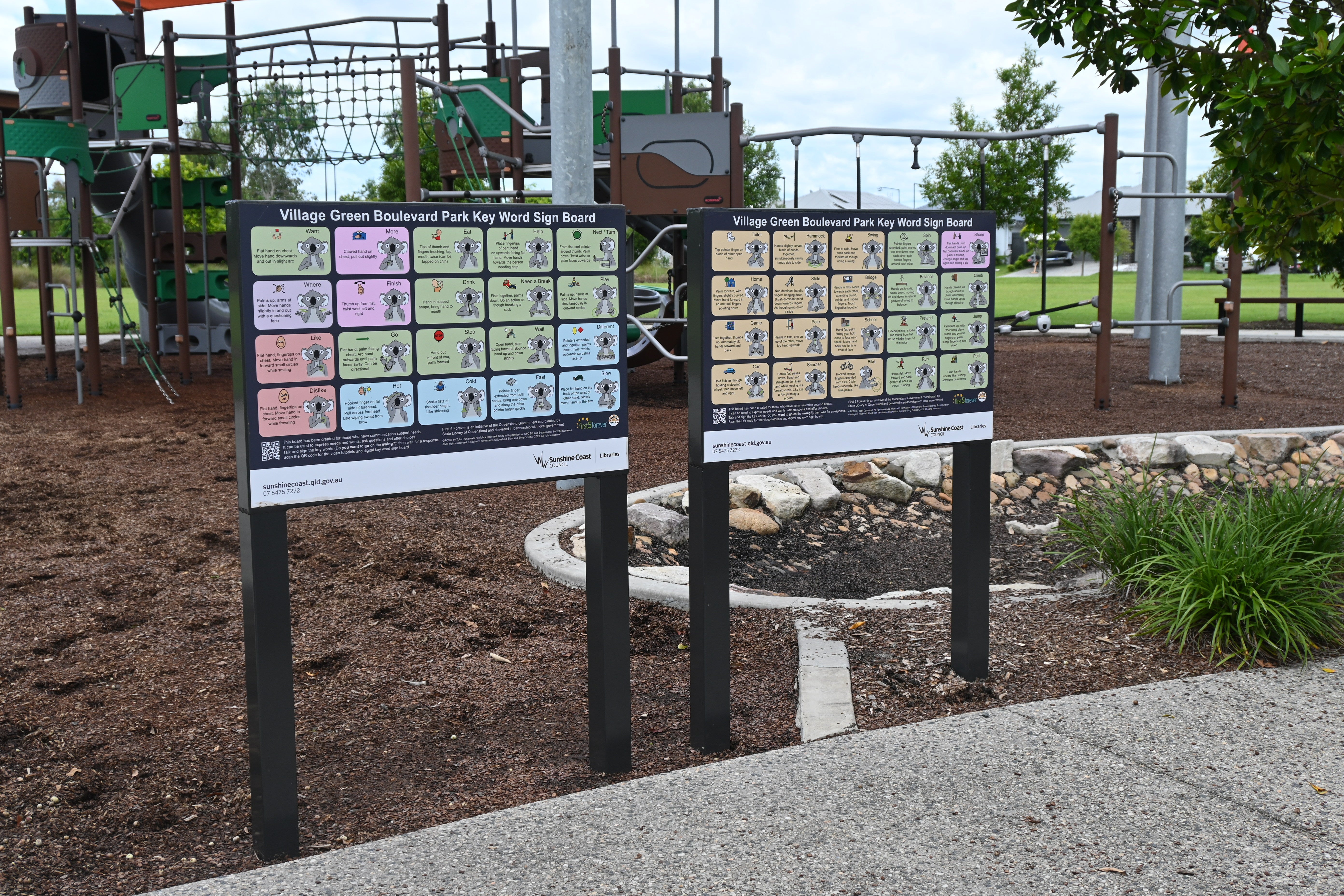 Village Green Park Communication Board