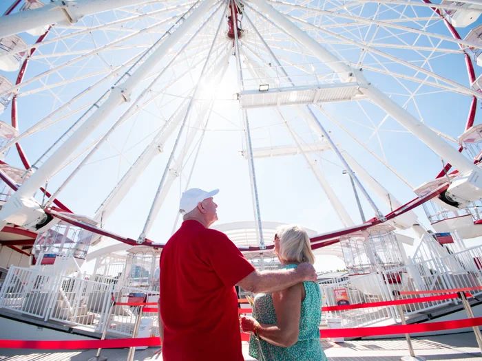 The Ferris Wheel is back for the first time in three years and will be based at Kings Beach.