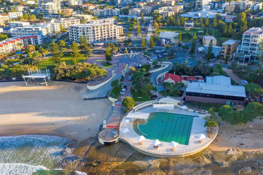 Arial view of Kings Beach 