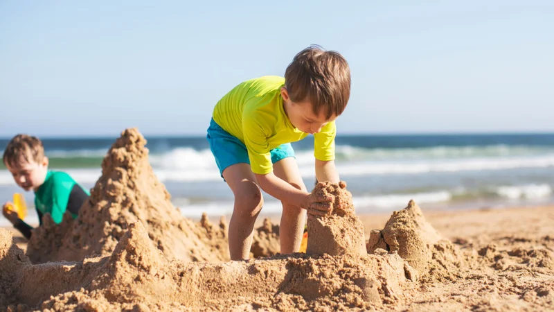 Child on beach