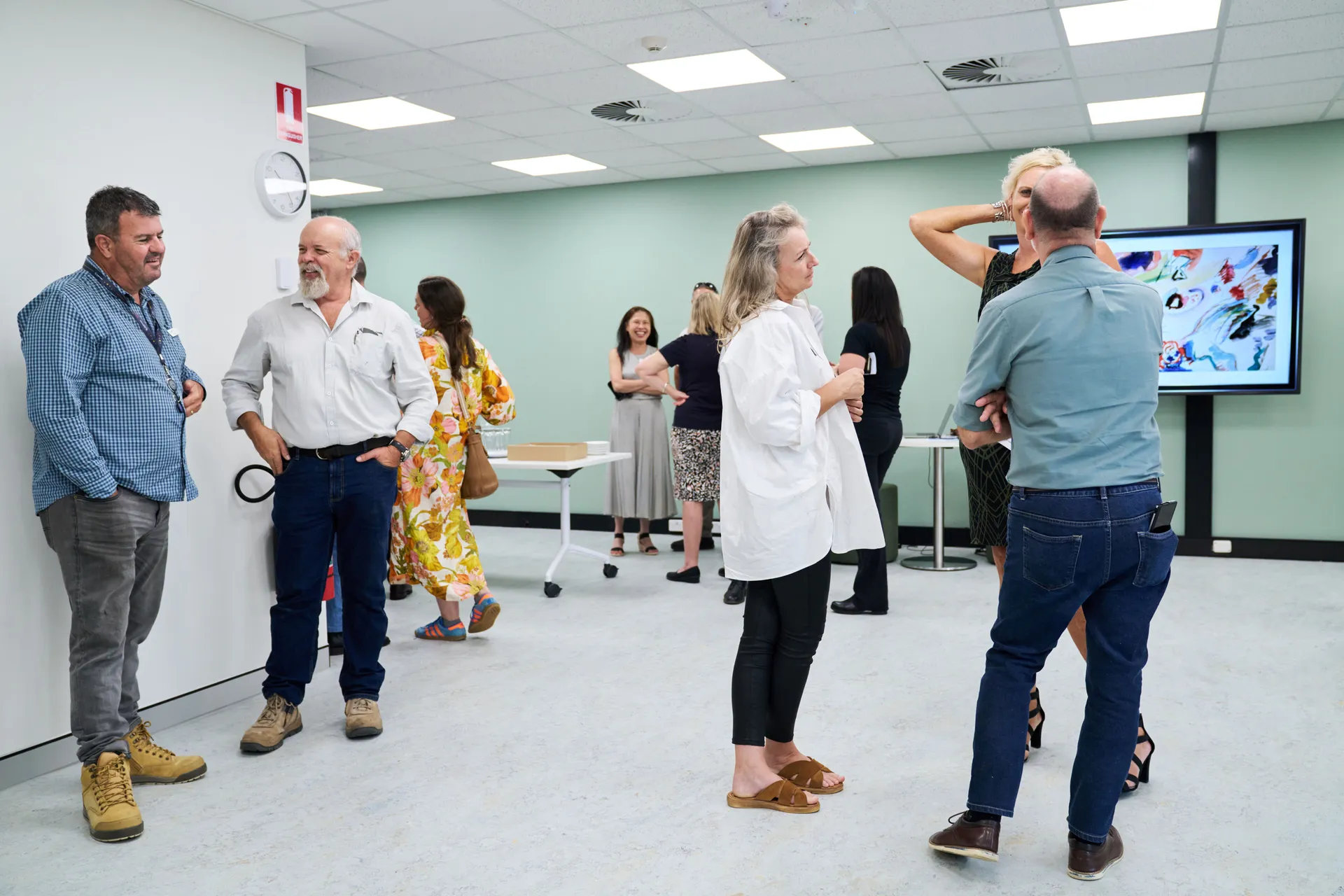 People gathering at the Namba Meeting Place event