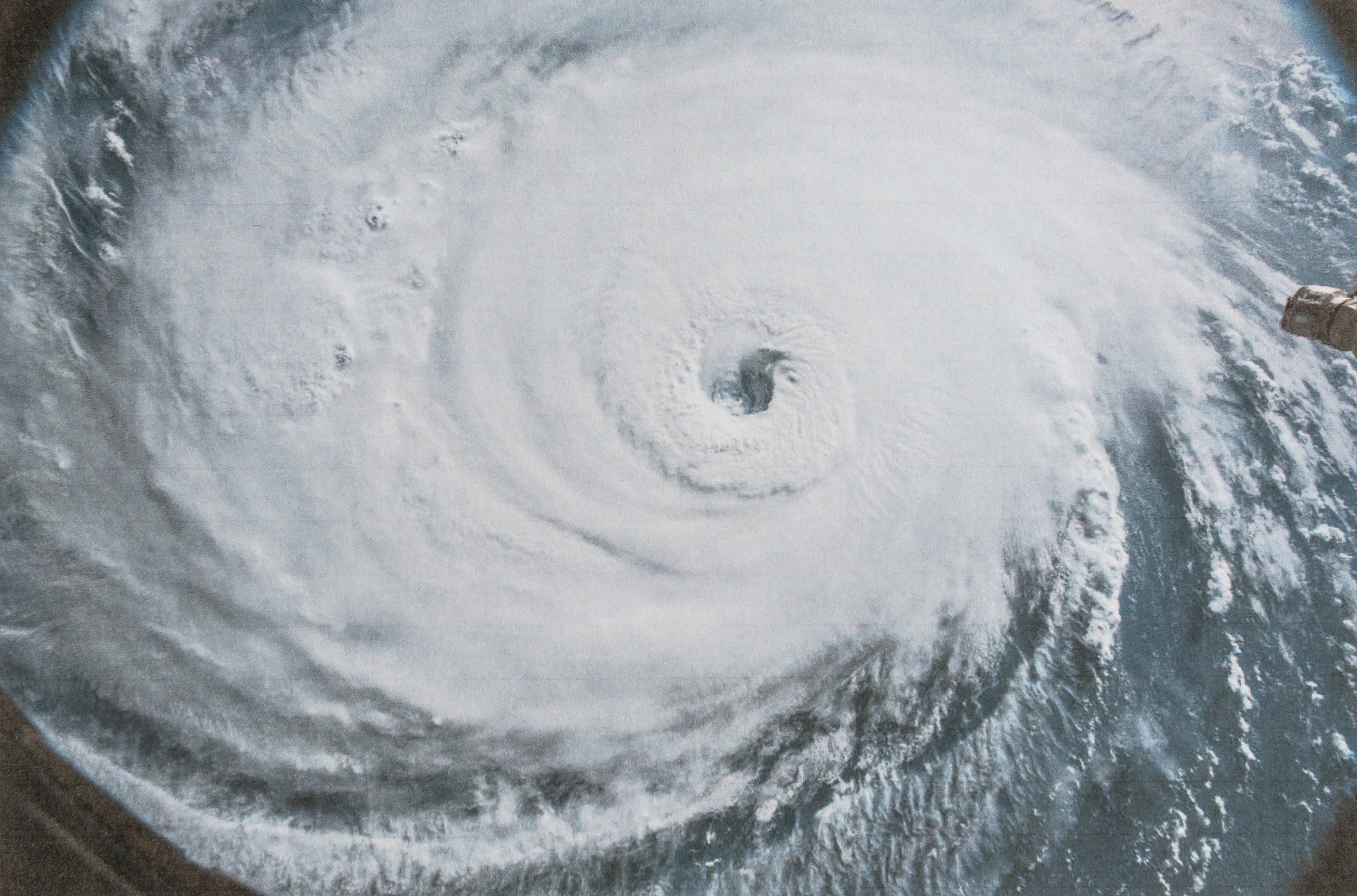 Satellite image of a cyclone
