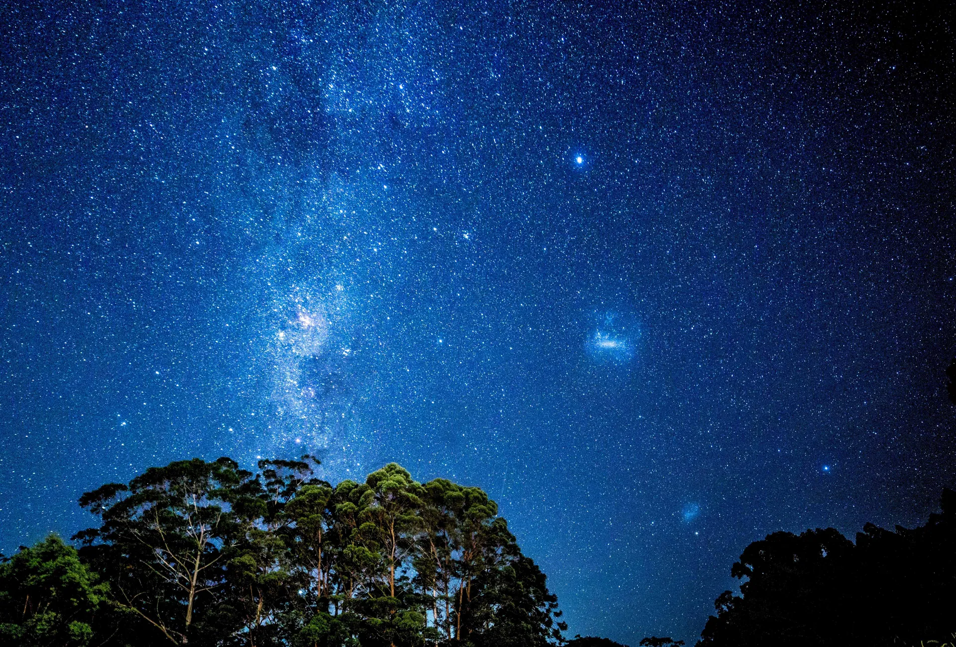 The night sky over the proposed Dark Sky Reserve area. Image credit Dr Ken Wishaw and Geoff Simon