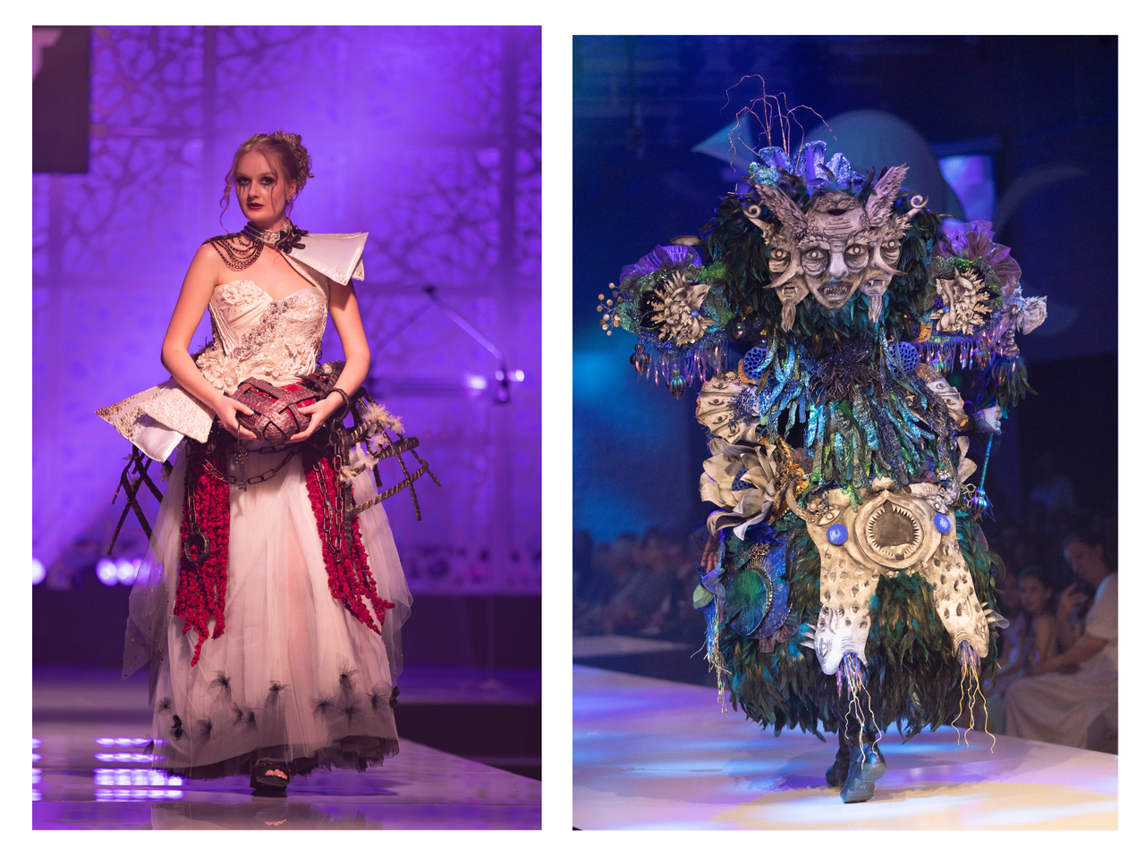 People_s Choice Award Winner_Robyn Valentine_Life Sentence AND Avant Garde Winner_Kym Cunningham_The Lotus Queen and Oil Merchant