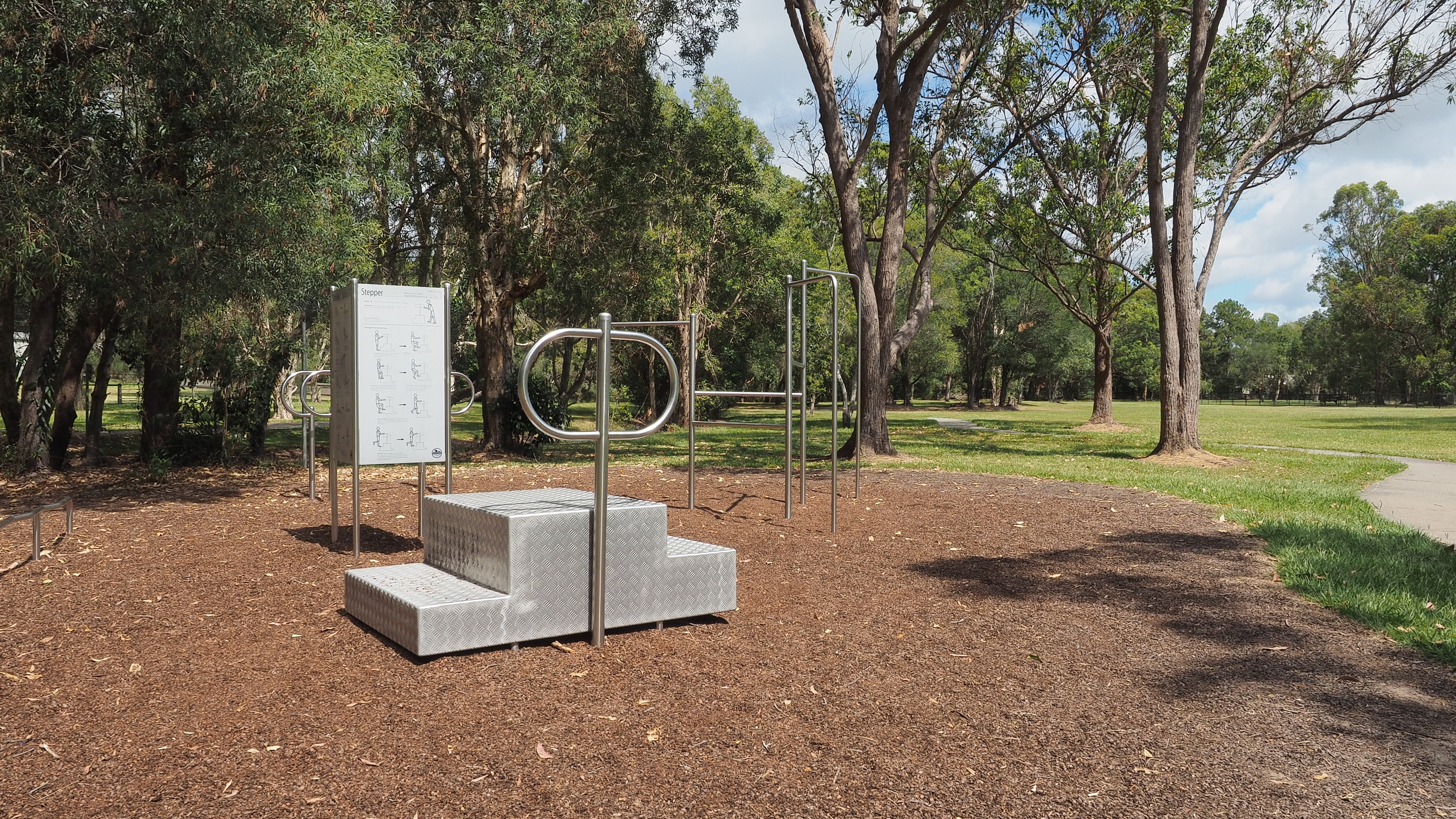 Exercise Park and Equipment at Little Mountain Common Park