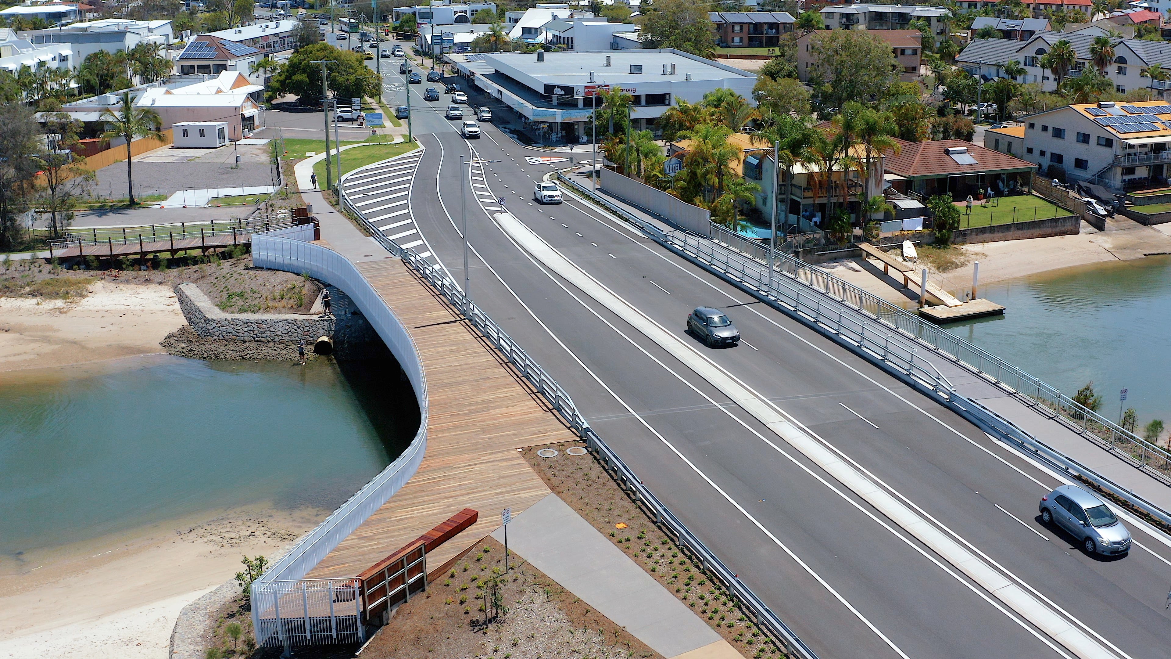 Mayes Canal Bridge and pedestrian boardwalk