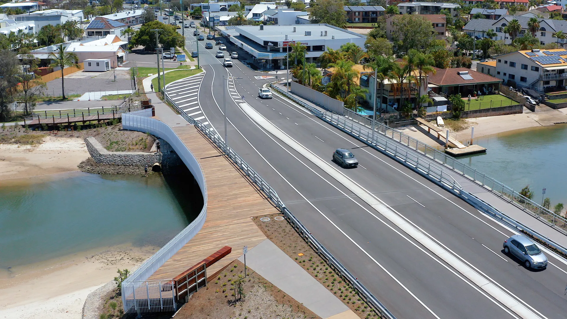 Mayes Canal Bridge and pedestrian boardwalk