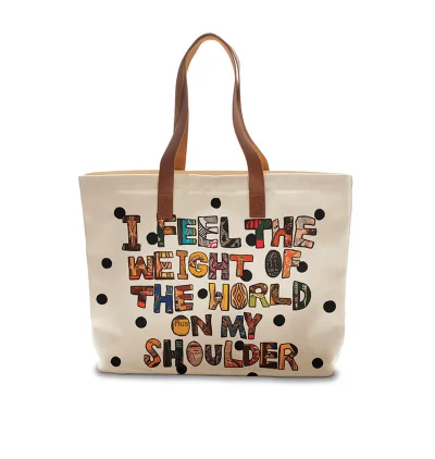 Weight of the World tote bag