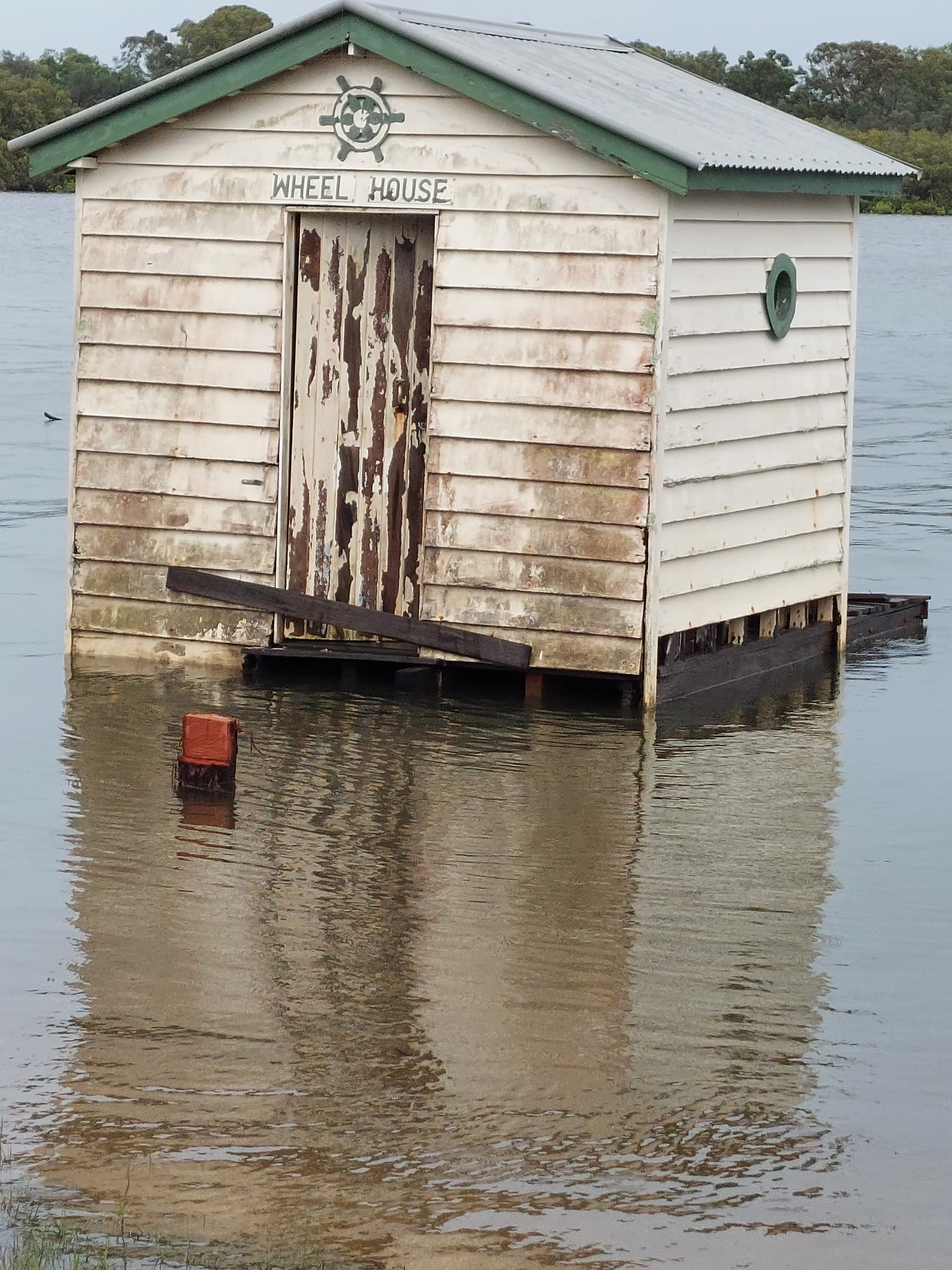 Storm damaged Maroochy Wheel House