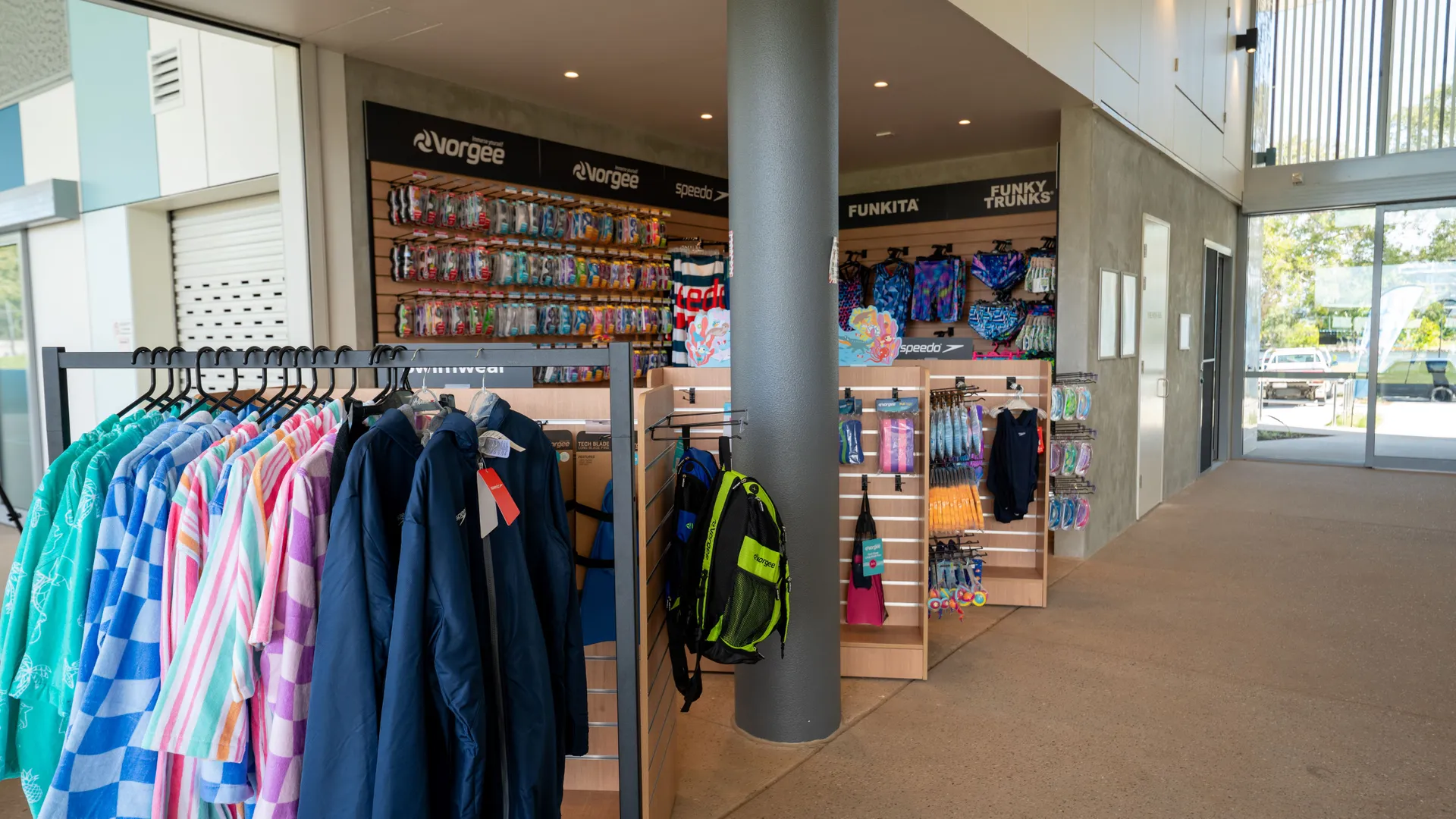 Kawana Aquatic Centre stage two redevelopment complete August 2025 - new shop