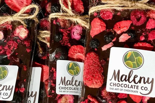 Maleny chocolate block