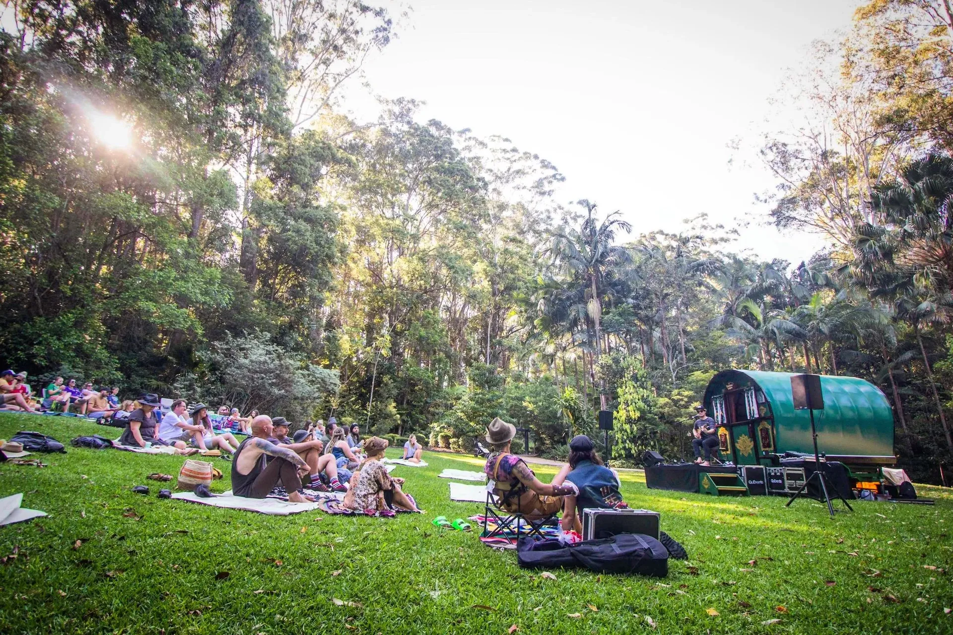 Seasonal Sessions enjoy a picnic and enjoy the sounds.
