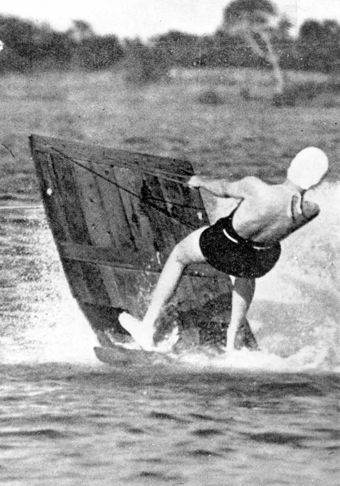 Aquaplaning on the Maroochy River c1937 JH Foster