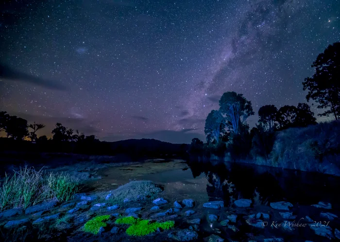 The Mary River by night.