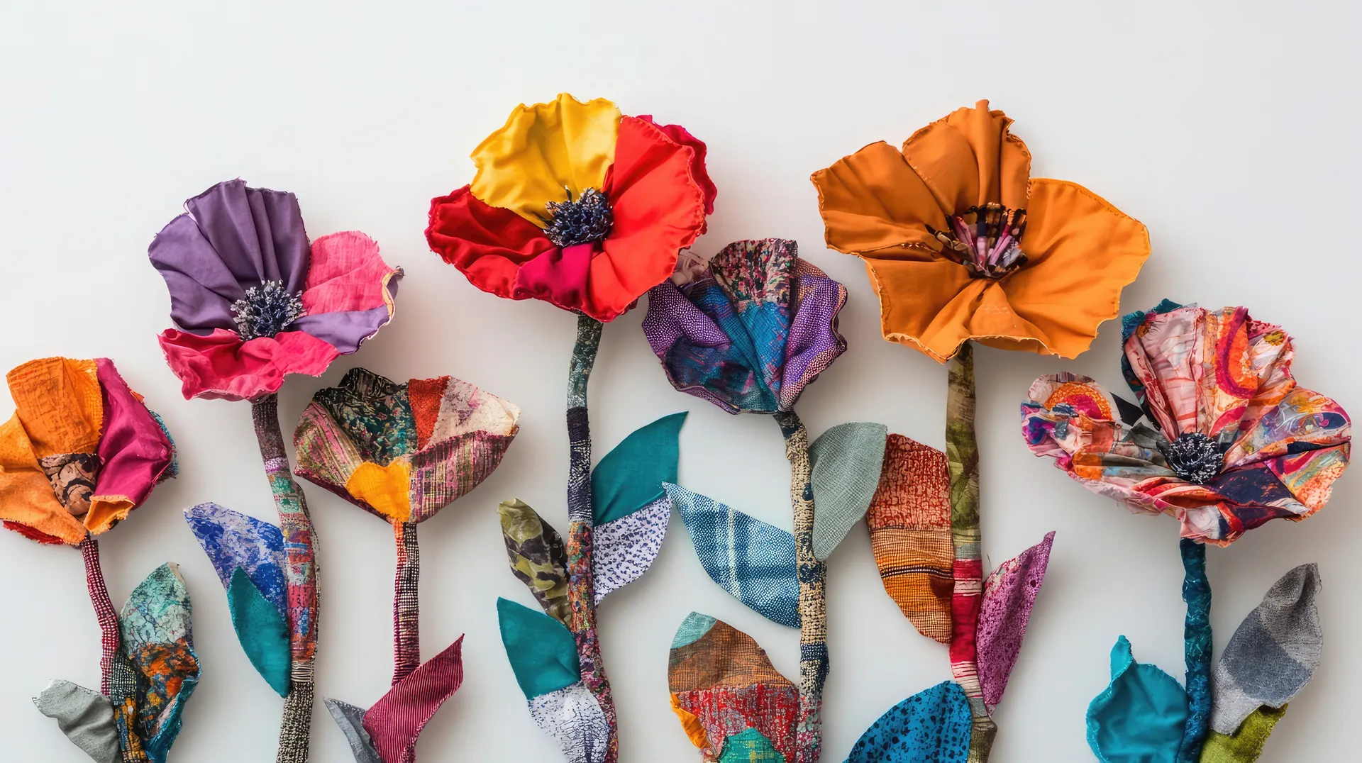 Fabric flowers