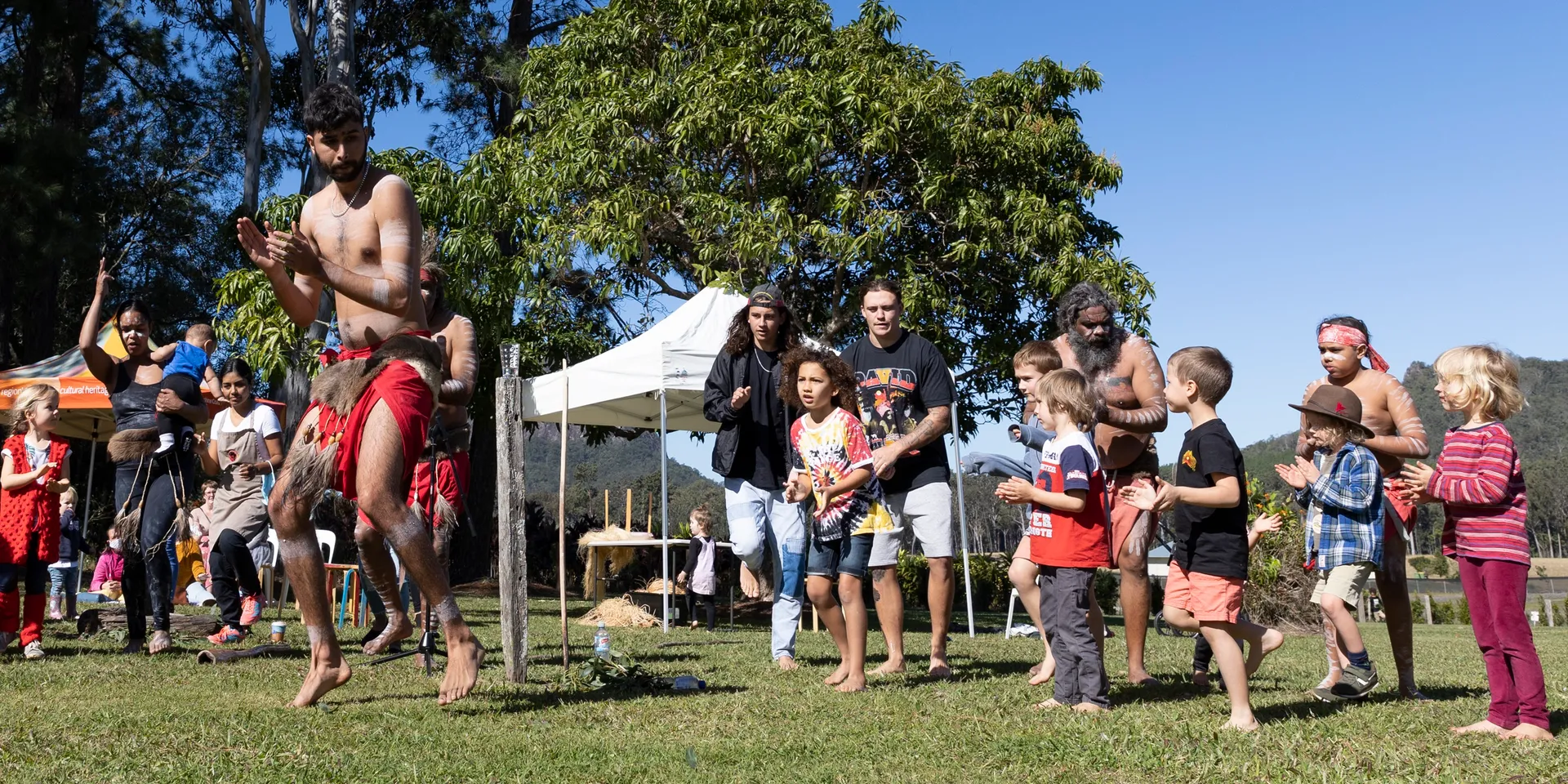First Nations family fun day event outdoors