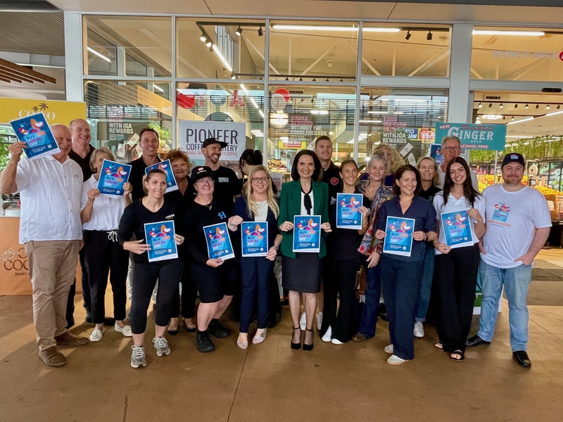 Buy Local Day 2025 launch at White's IGA Forest Glen.