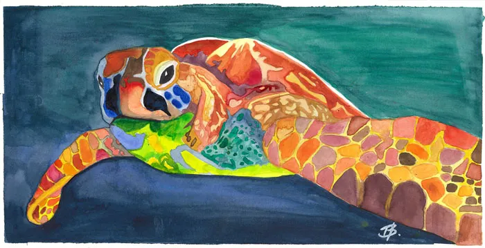 Juliet Buckley | Hidden perspective | 2024 | Gouache on paper (image courtesy of the artist).