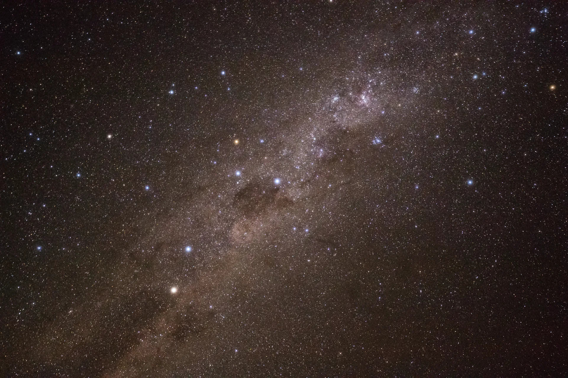 The Milky Way and Southern Cross. 