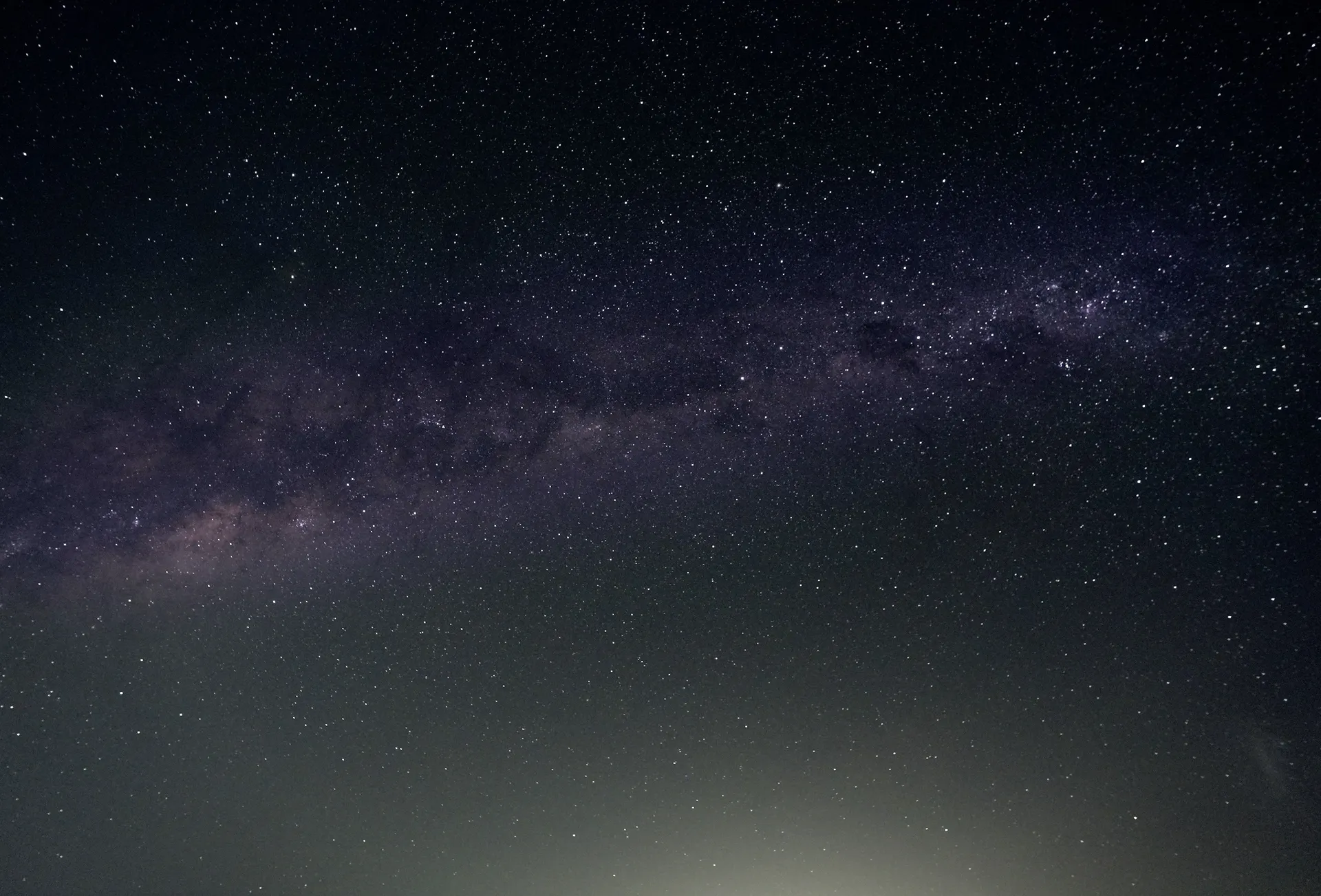 Photo of a dark sky taken with telescope.