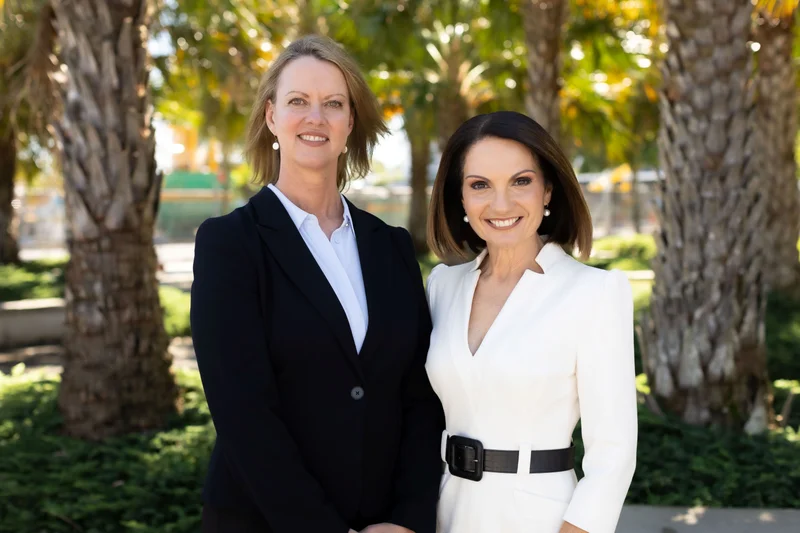 Sunshine Coast Council Deputy Mayor Maria Suarez and Mayor Rosanna Natoli.