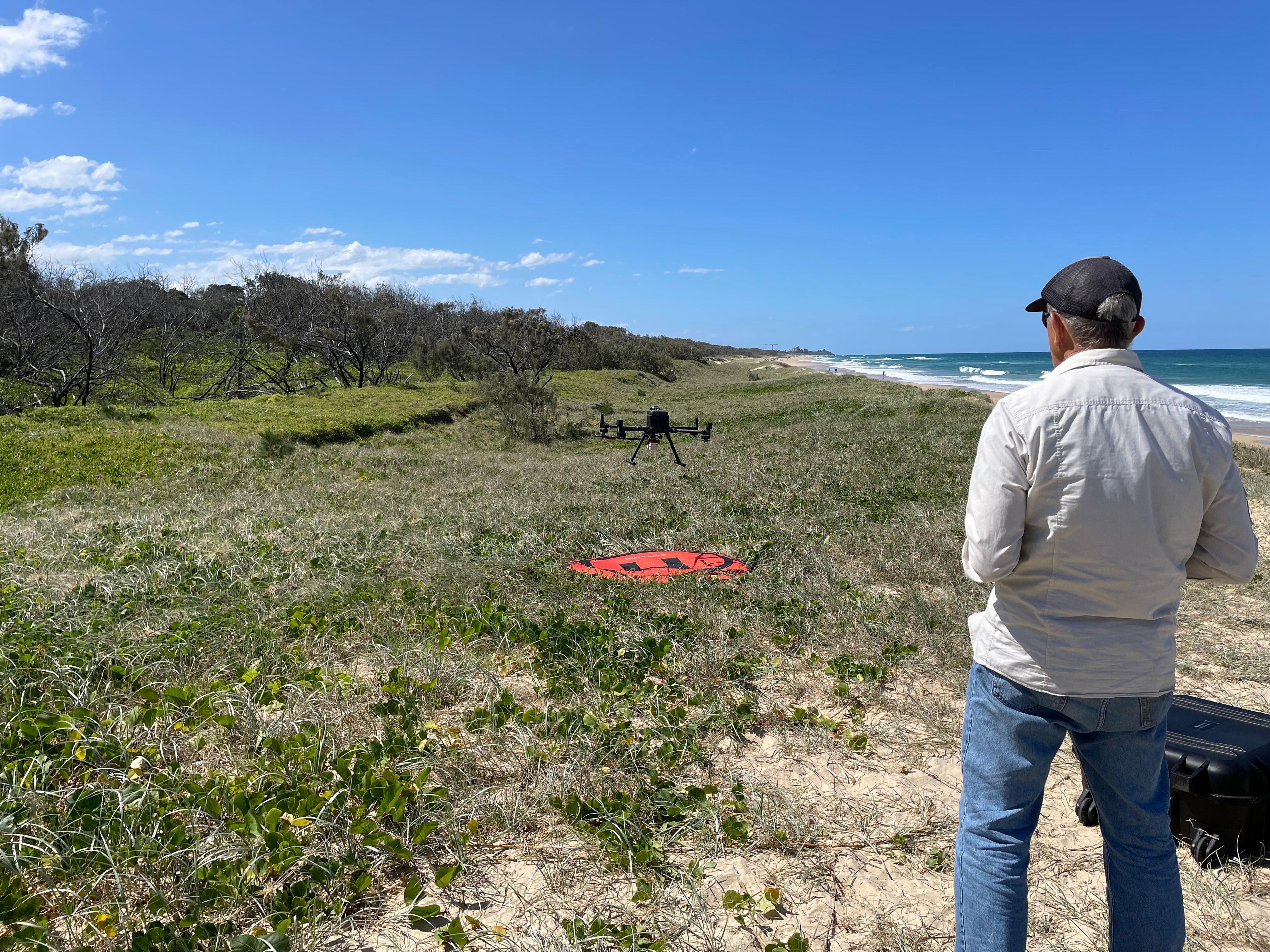 drone used to monitor for weeds