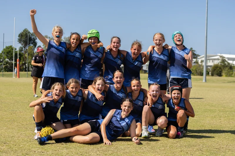 Previous StreetSmarts AFLQ Schools Cup competitors at Maroochydore Multi Sports Complex