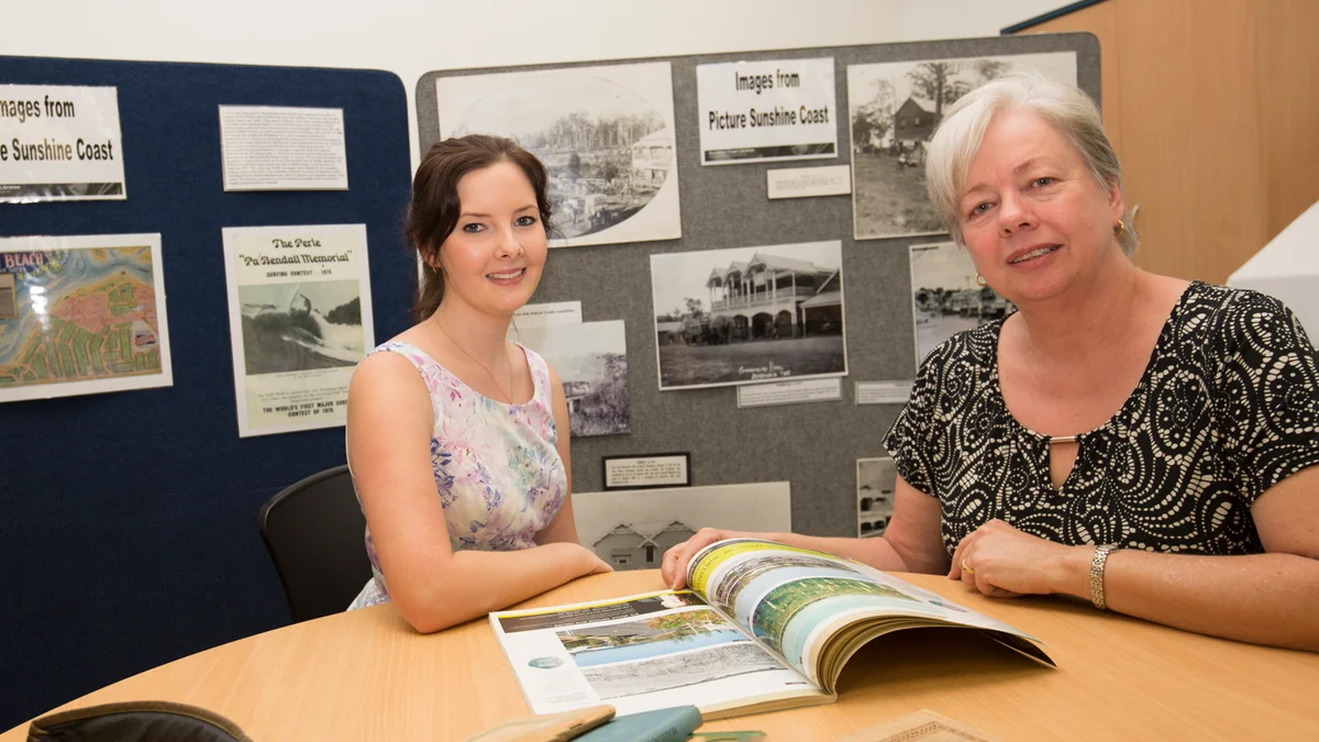 Heritage Library volunteer