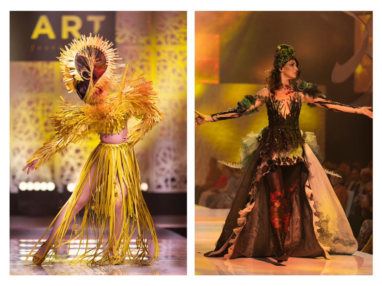 Trashion Winner_Oana Rosca_Sunflare Sentinel AND Elements of Nature Winner_Rosamund Torr_After the Fire