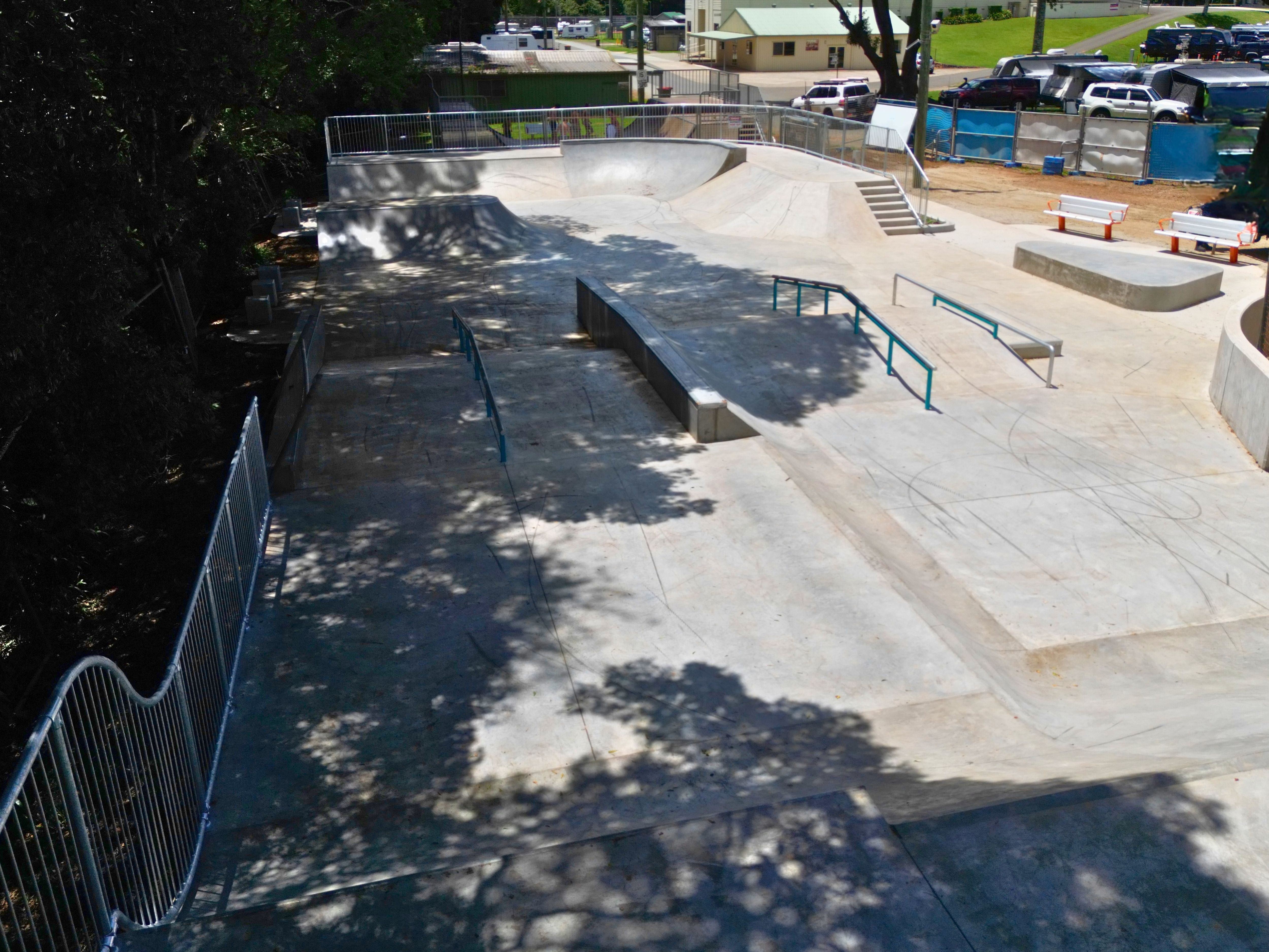 Newly upgraded Maleny Skate Park February 2026