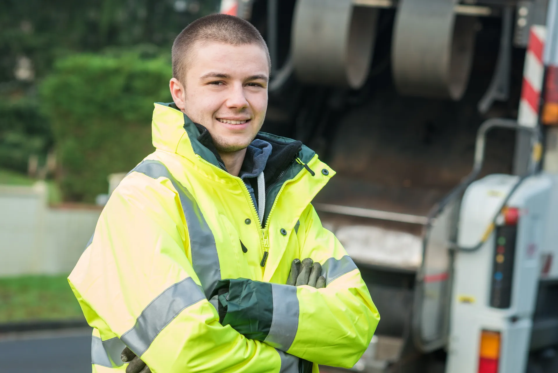 waste truck operator