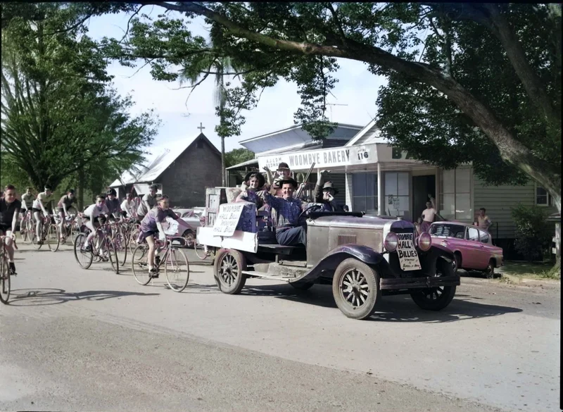 Sports-Day-Parade-Woombye-1964-float-inspired-by-the-Beverly-Hillbillies.-Courtesy-Picture-Sunshine-Coast-3-scaled.jpg