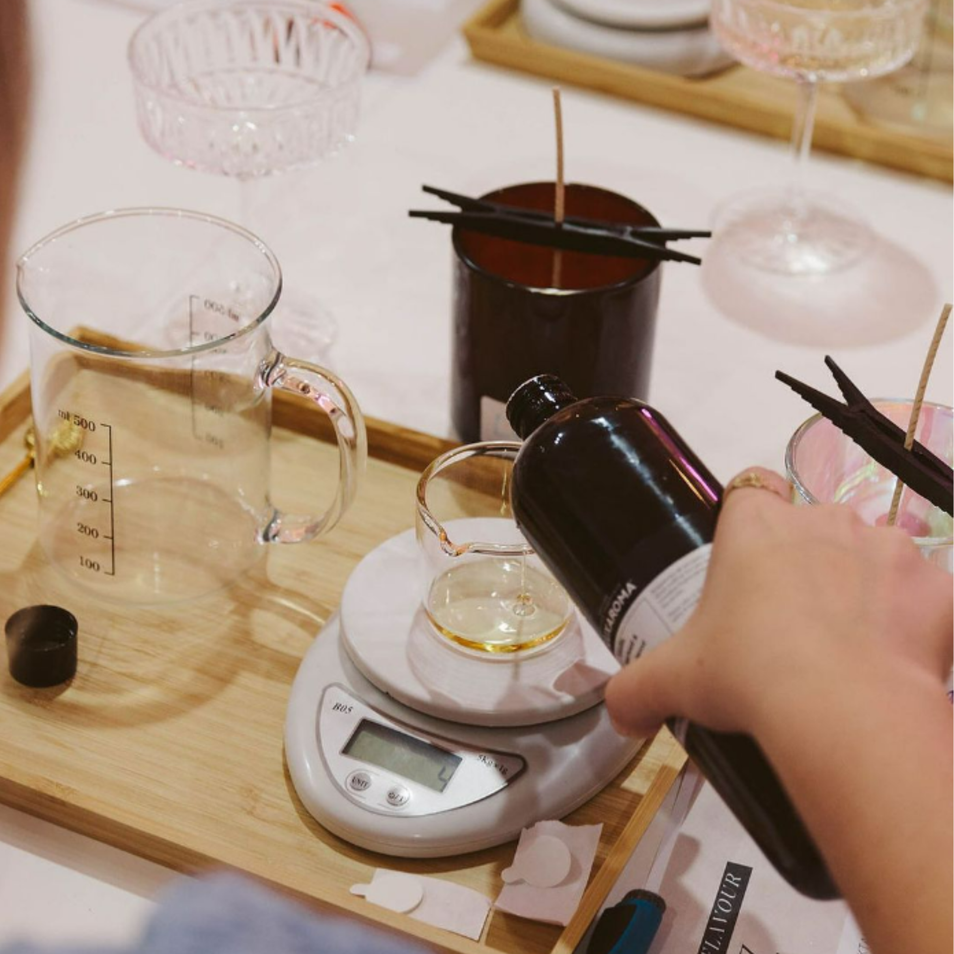 Pour & Sip Candle Making workshops
