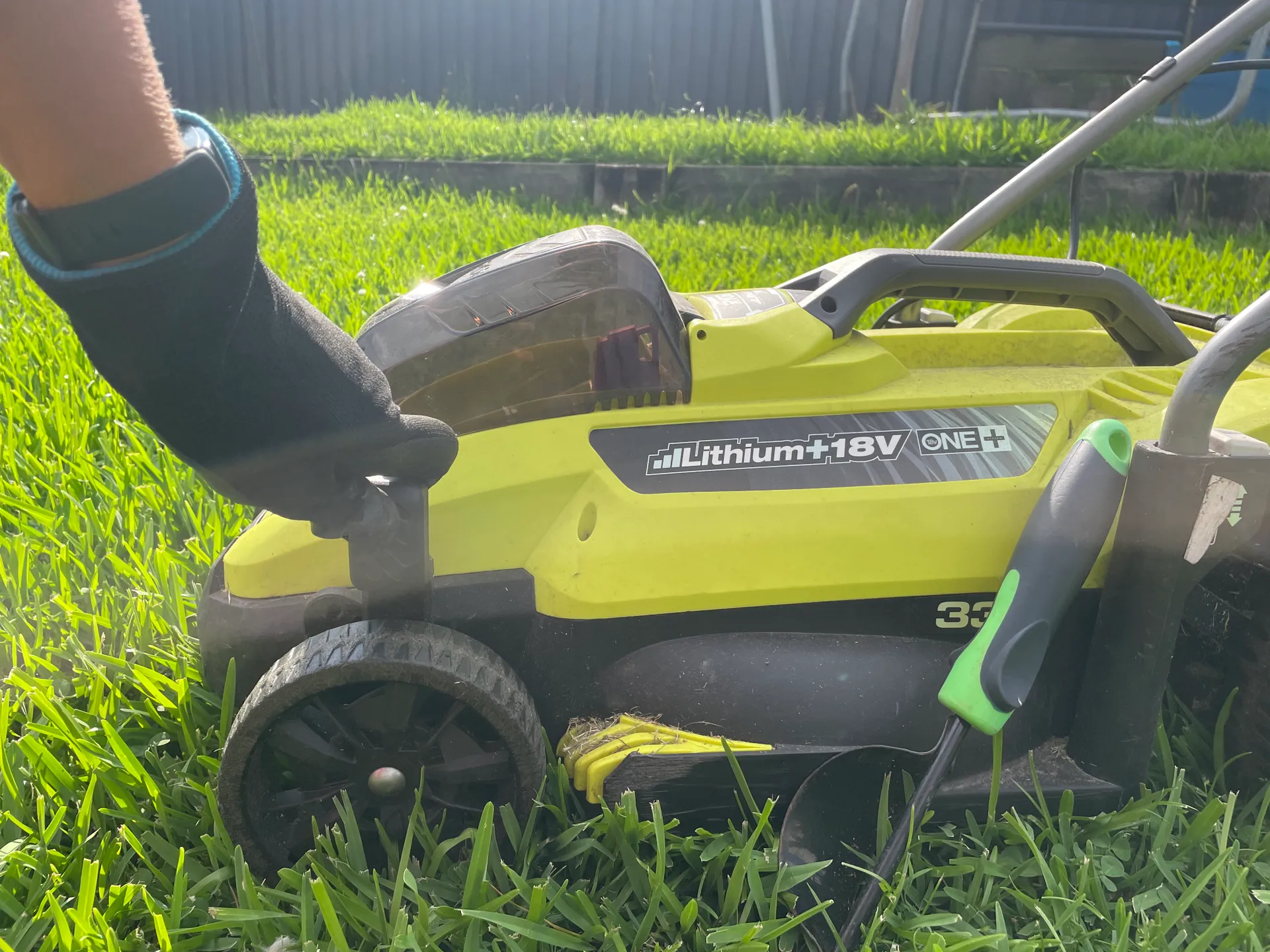 raise the mower height