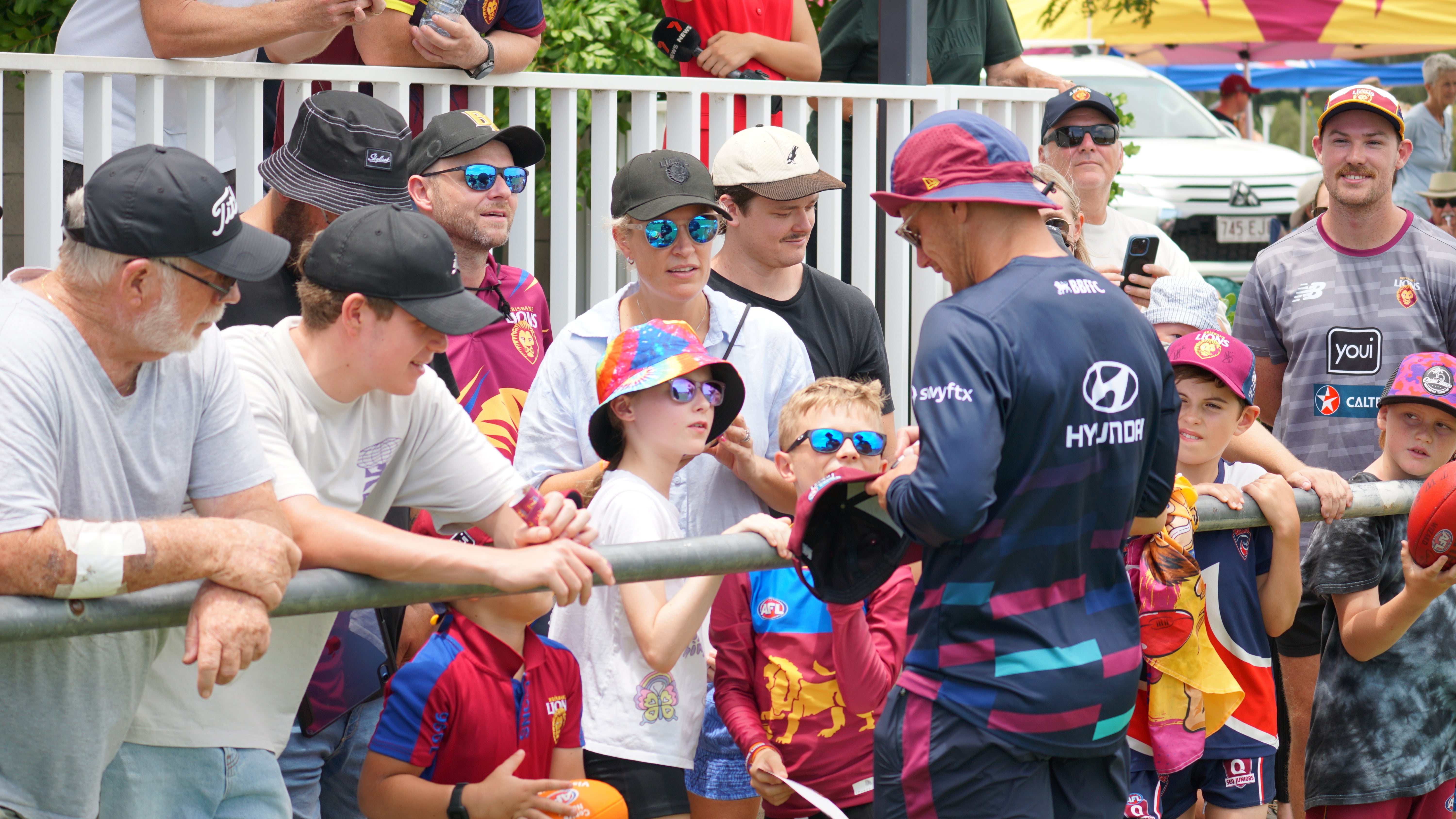 AFL players meet and greet with fans