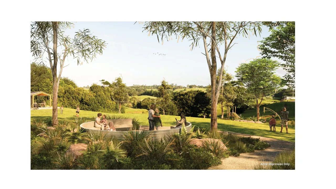 Artist impression only - Maleny District Park