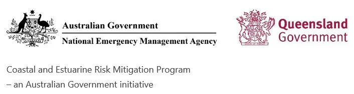 Logos of the Australian Government and the Queensland Government - funding partners.