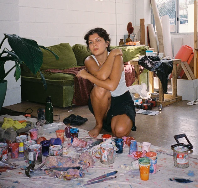 Odessa in her Nambour studio