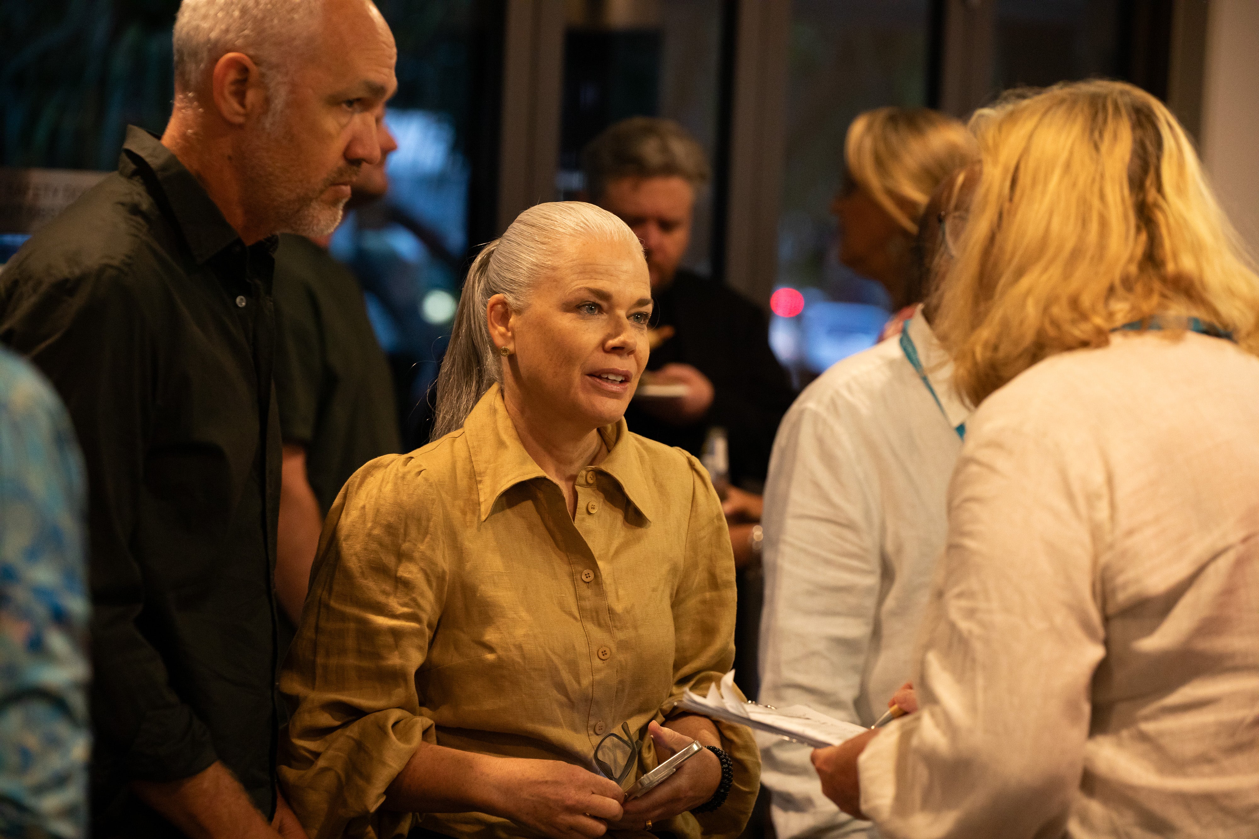 Attendees mingling at Coolum Civic