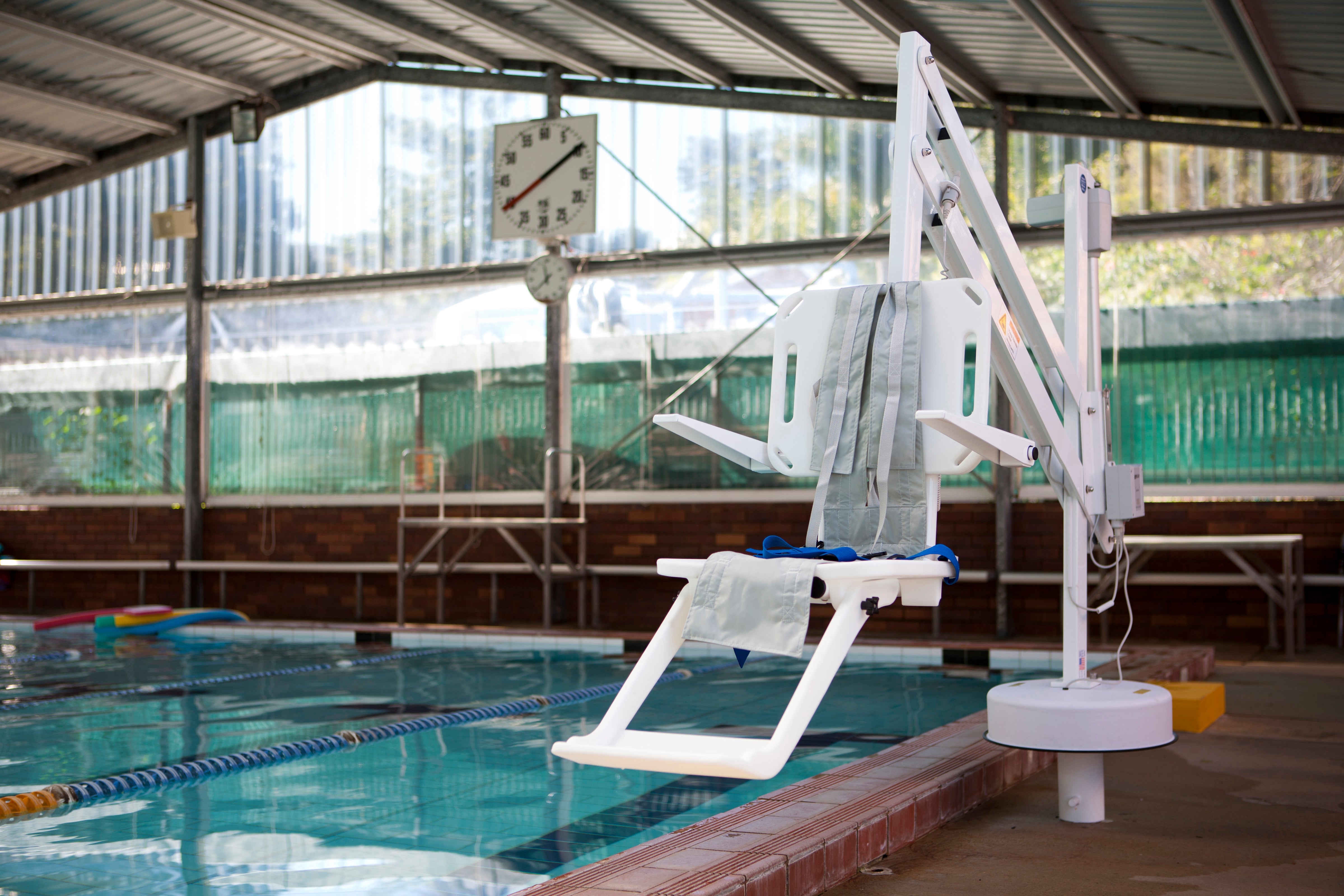 Nambour Aquatic chair lift for pool entry