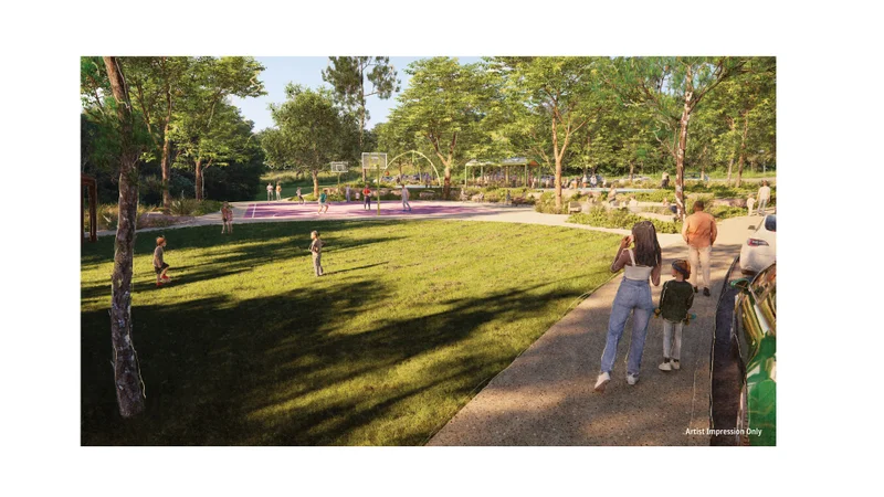 Artist impression only - Maleny District Park
