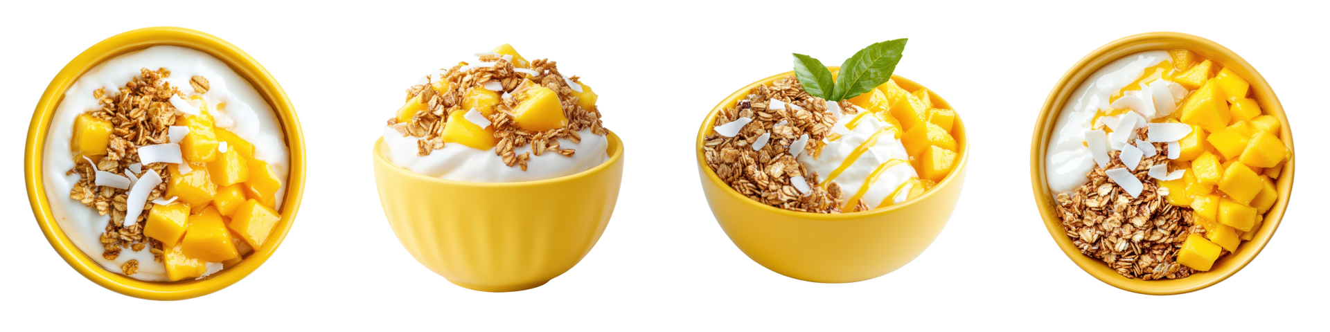 mango smoothie bowls