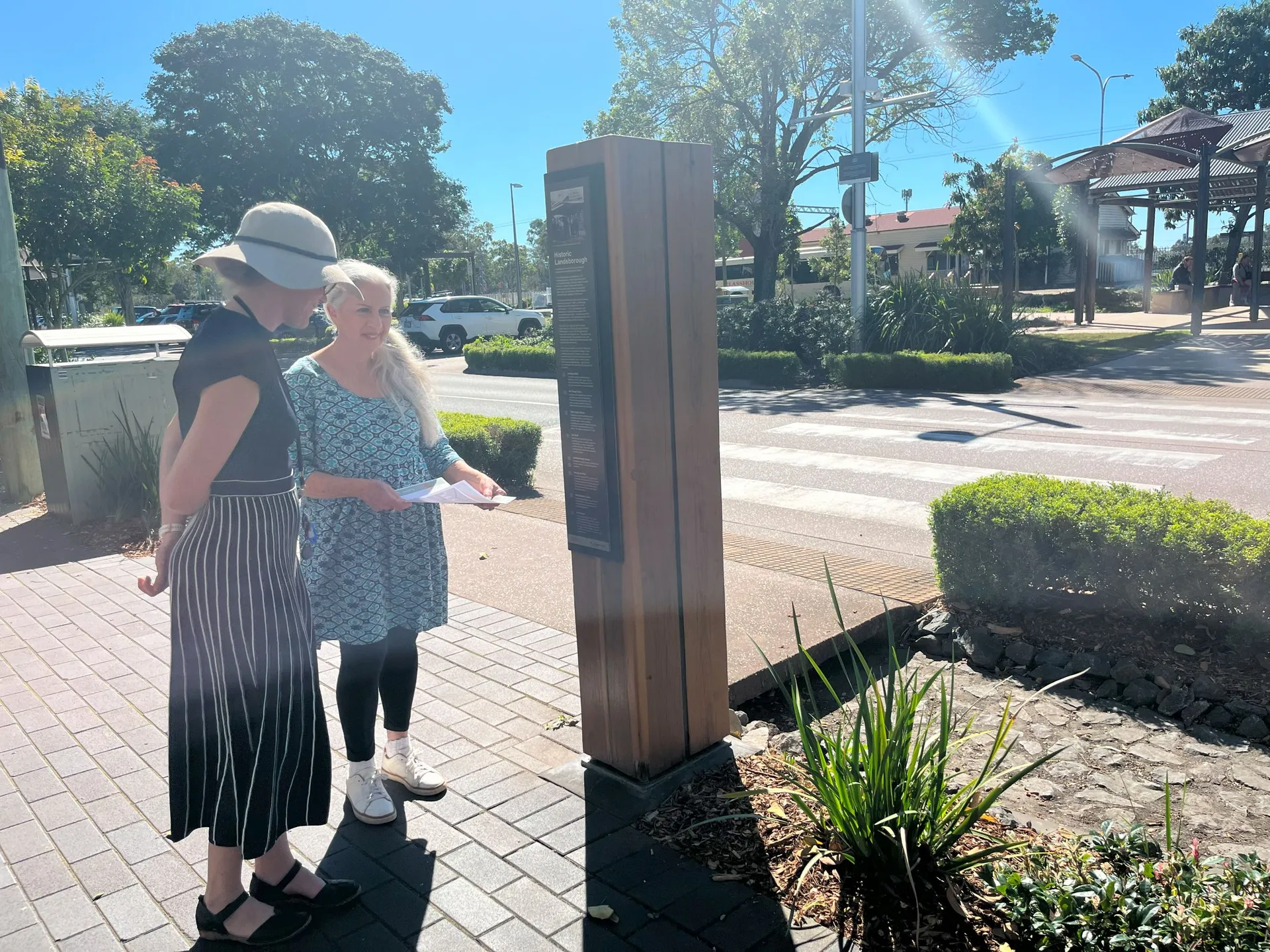 Landsborough Heritage Walk - scan the QR code and learn about the history of Landsborough!
