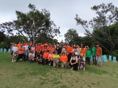 Group of people who attended a Seeds of Hope Planting
