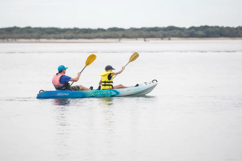 Enjoying a Sunshine Coast kayak