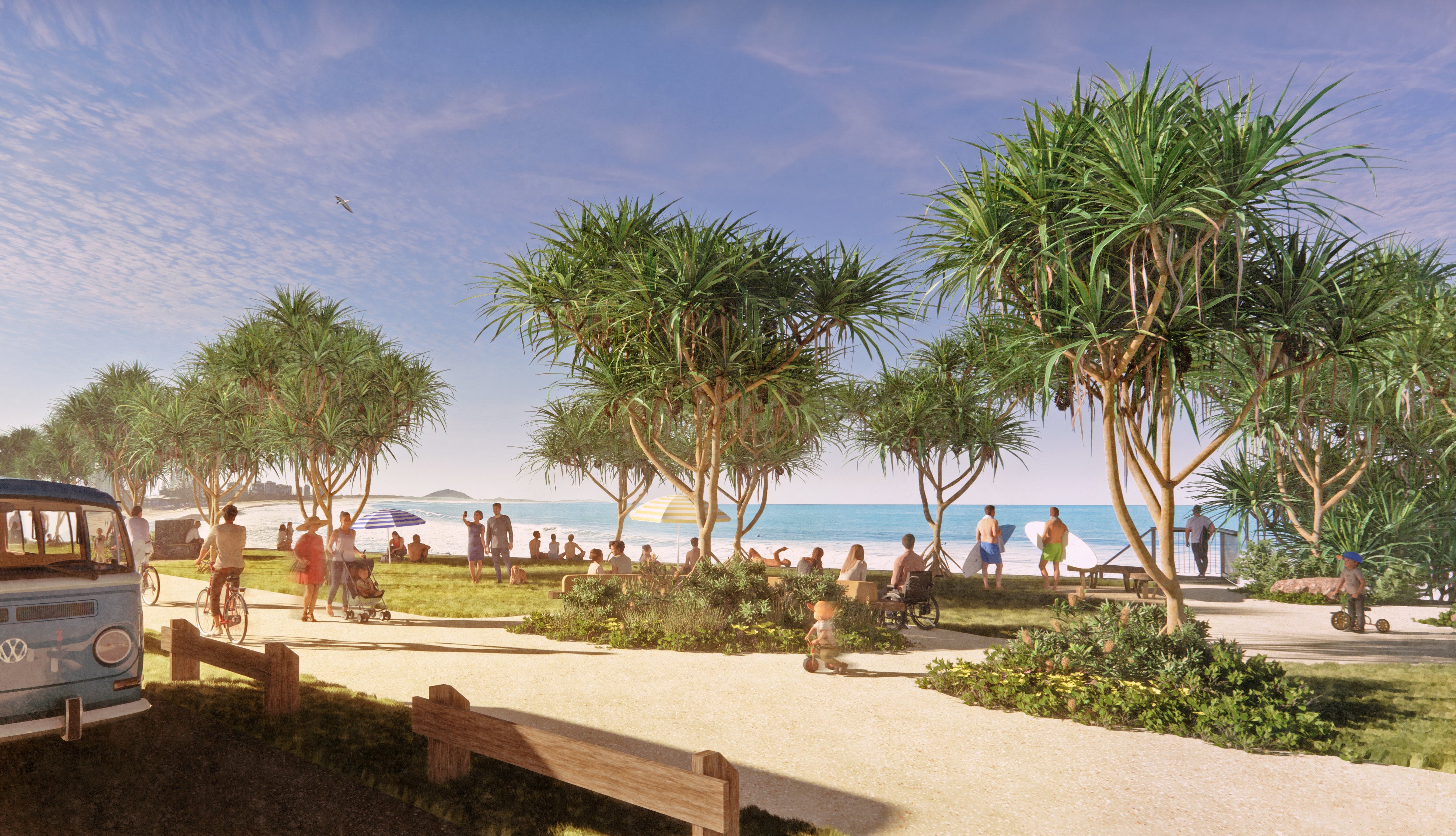 Artist impression of Alex Bluff corner