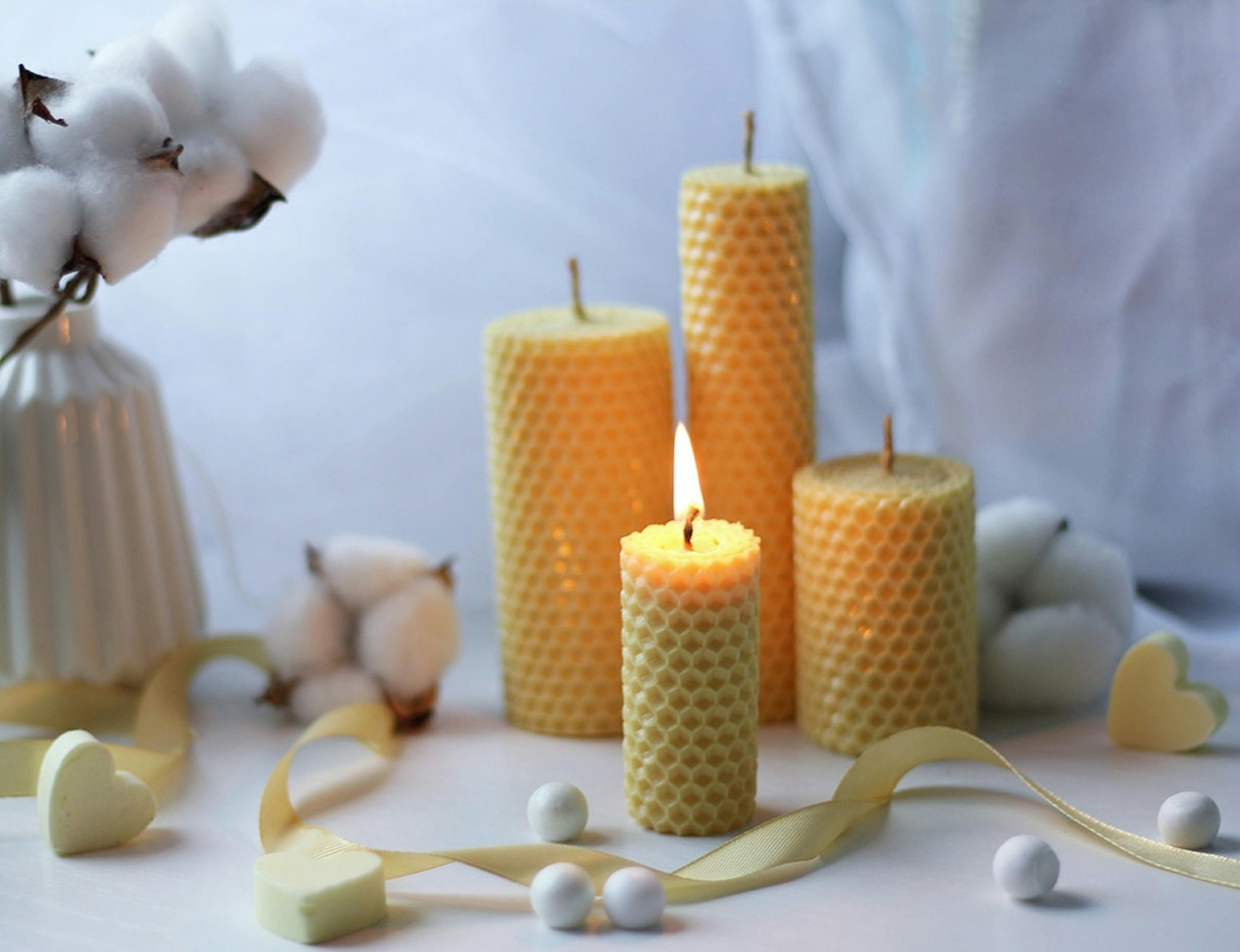 Beeswax candle 