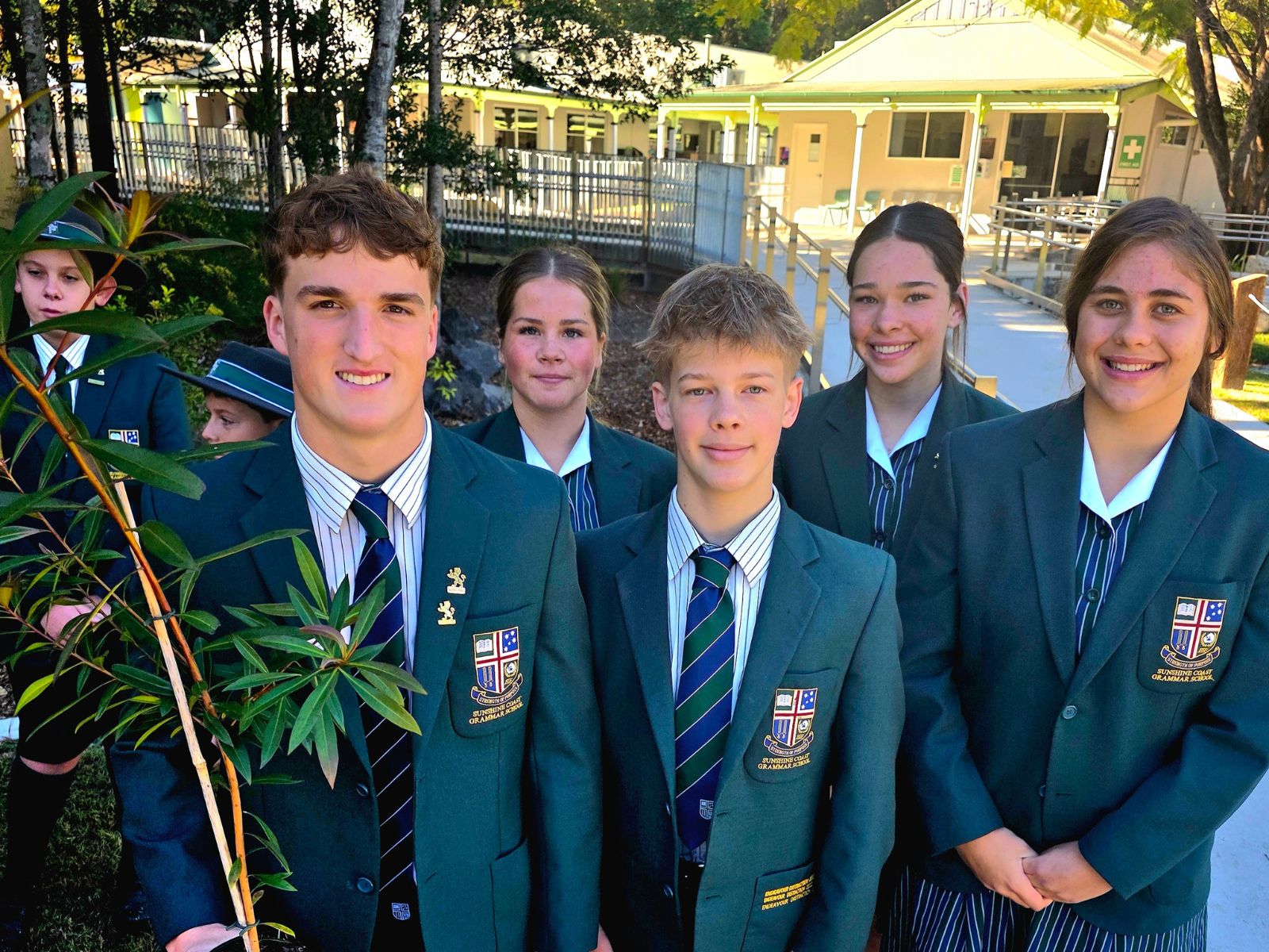 Sunshine Coast Grammer School tree planting event. 